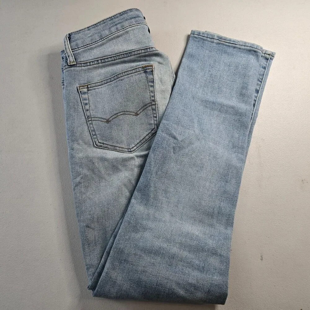 American Eagle Jeans Men's 30 x 32 Blue Skinny Distressed Next Level AirFlex